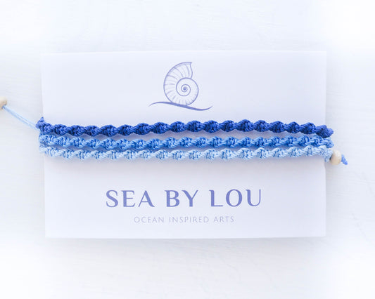 OCEAN BREEZE BRACELETS ~ Triple