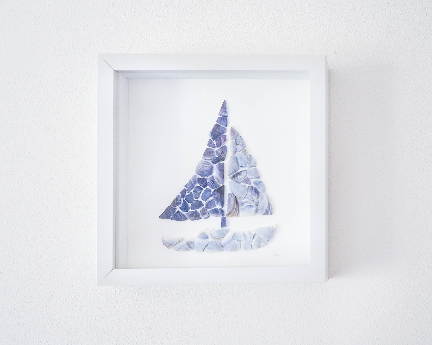 Seashell Sailing Boat ~ Blue