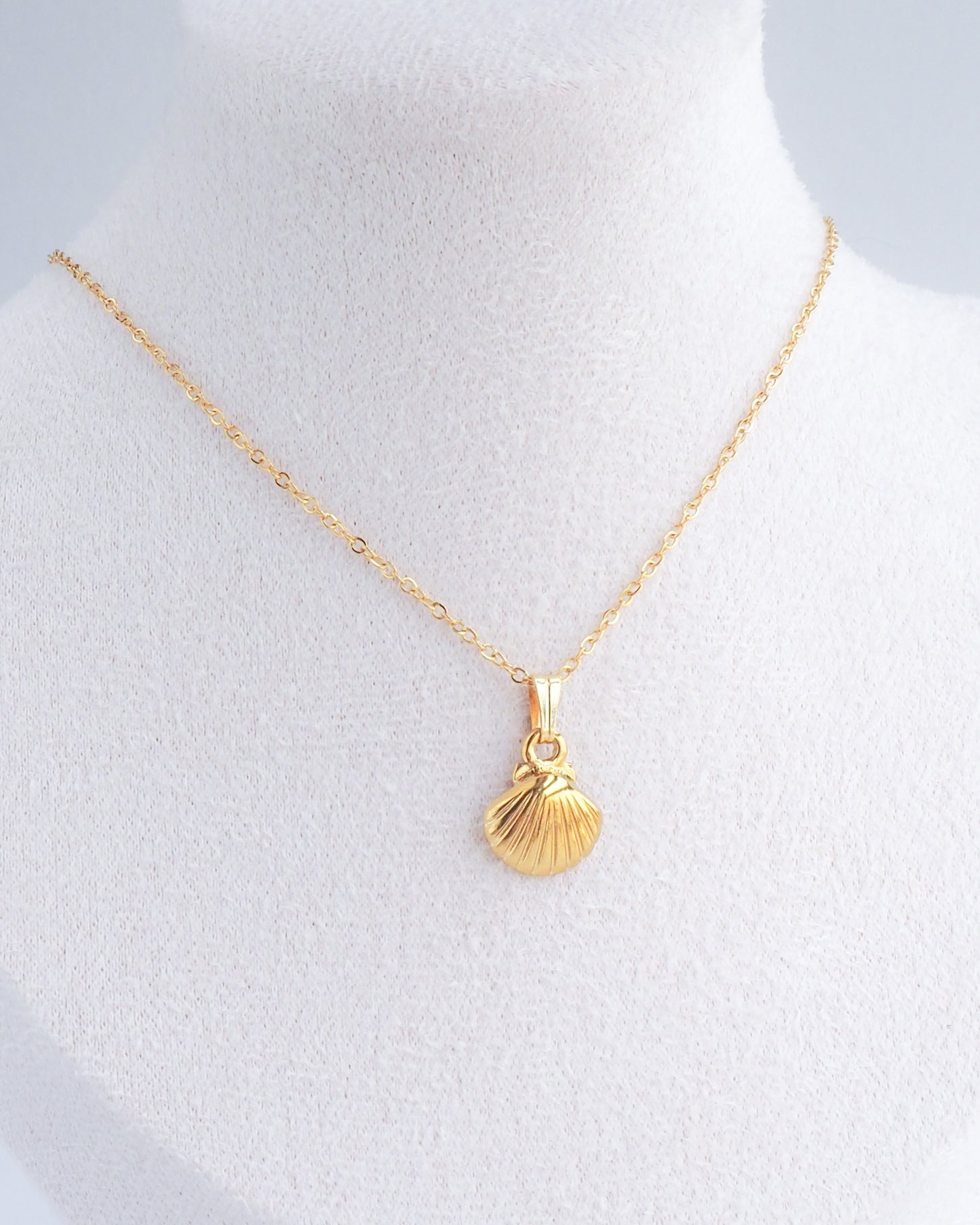 TINY SHELL NECKLACE ~ Gold or silver
