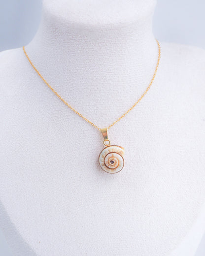 SEASHELL NECKLACE ~ Mediterranean Coastal Snail Shell