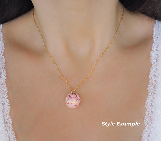SEASHELL NECKLACE ~ Ivory Magus Top Shell