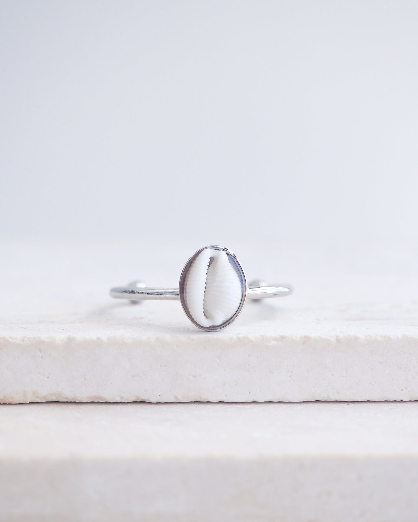 SEASHELL RING ~ European Cowrie Shell ~ Gold or Silver