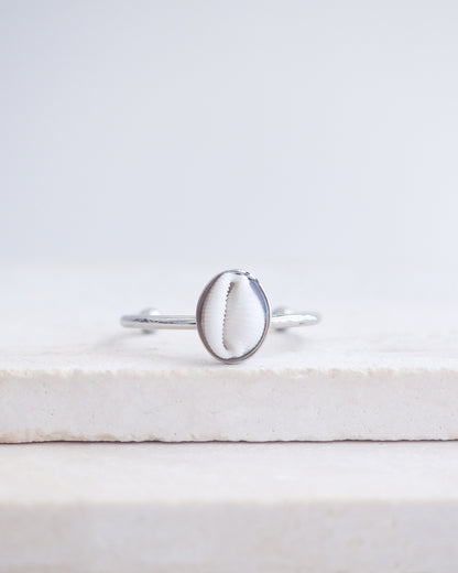 SEASHELL RING ~ European Cowrie Shell ~ Gold or Silver