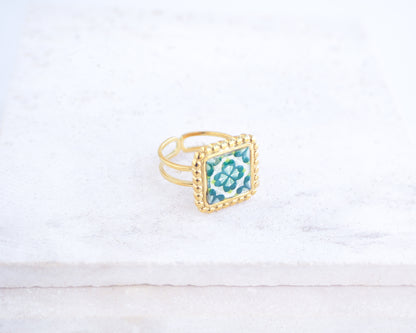 PORTUGUESE TILE RINGS - Square