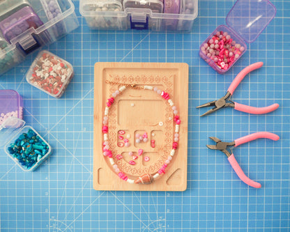 BIG MEDITERRANEAN SHELL NECKLACE ~ Rose Quartz Gemstones, Pink Stones and White Shell Beads