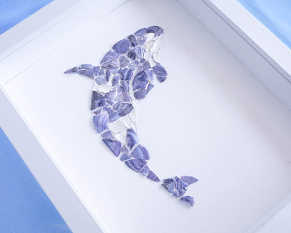 Orca Mussel Mosaic Seashell Coastal Home Decor, Seabylou, Sea by Lou