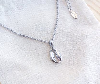 COWRIE NECKLACE - Gold or Silver