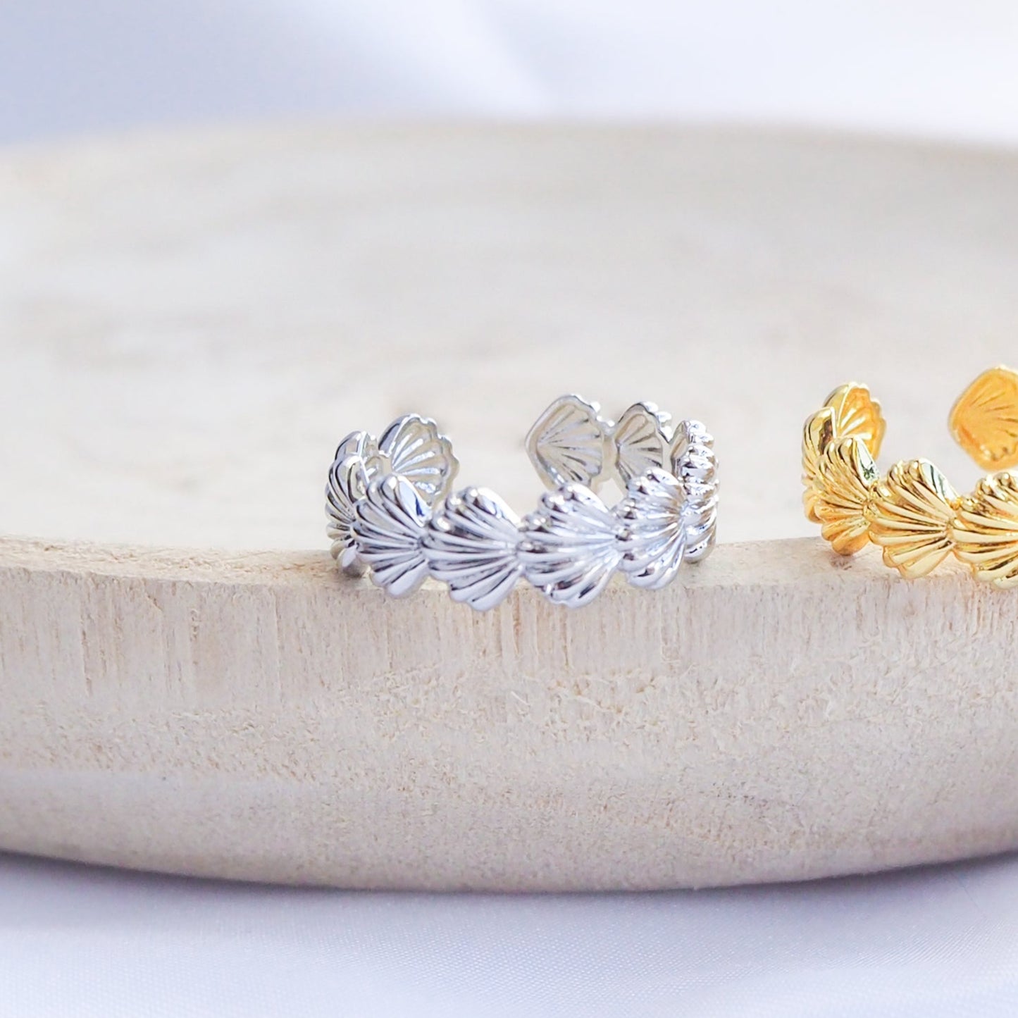 SHELL Ring ~ Gold or Silver